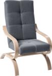 Mobikon Fotoliu gri fag Giny 64x76x105 cm (0000389556)
