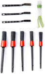 AMiO Set 8 Piese Detailing Auto: Perii, Perie Sarma Otel, Grila Ventilatie (03099) - ingcomag