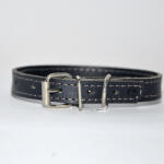 DT Zgarda piele 1, 5 cm 35 cm nr 1 negru