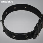 DT Zgarda piele ornamente 4 75 cm nr 6 negru