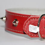 DT Zgarda piele ornamente 4 65 cm nr 5 rosu