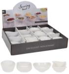 Excellent Houseware Set boluri servire salata sosuri snacks Excellent Houseware, portelan, alb (KO-798000060) Castron