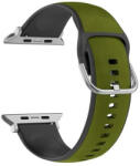 Beline óraszíj Apple Watch Silico bőr 38/40/41mm, zöld