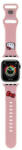 Hello Kitty Silicone Kitty Head óraszíj Apple Watch 42/44/45/49mm, rózsaszín