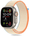 Tech-Protect NYLON APPLE WATCH 6/ 7/ 8/ 9/ 10/ SE/ ULTRA 1/ 2 (44/ 45/ 46/ 49 MM) óraszíj, krém
