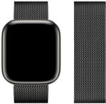 Forcell F-DESIGN FA03 óraszíj APPLE Watch 42/44/45/49 mm, fekete