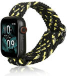 Beline Apple Watch óraszíj Textil 42/44/45/49mm, fekete, zöld