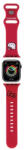 Hello Kitty Silicone Kitty Head óraszíj Apple Watch 38/40/41mm tok, piros