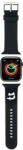 Karl Lagerfeld 3D Rubber Choupette Heads óraszíj Apple Watch 38/40/41mm tok, fekete