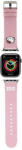 Hello Kitty Kitty Head óraszíj Apple Watch 38/40/41mm, rózsaszín