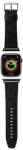 Karl Lagerfeld KLAWLSAKLHPK Apple Watch 42/44/45/49mm fekete óraszíj Saffiano Monogram