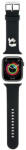 Karl Lagerfeld 3D Rubber Karl Head óraszíj Apple Watch 38/40/41mm tok, fekete