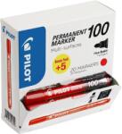 Pilot BT 100 Permanent marker - Piros (20 db / csomag)