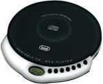 Trevi CMP 498 hordozható CD lejátszó MP3 támogatással, fekete/ezüst, fülhallgatóval (0049800)