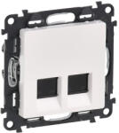 Legrand 753141-60 Valena Life fehér 2xRJ45 Cat. 5E UTP csatlakozóaljzat