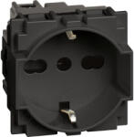 Legrand BTICINO LivingNow dugalj UNEL socket + 10/16A fekete KG4140A16 (KG4140A16)