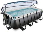 EXIT Toys Black Leather 400x200x100 cm (ET30574220)