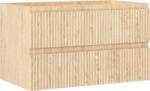 Mexen Rivel fürdőszobai mosdószekrény 80 cm, 2 fiók, bordázott, tölgy - 91A20-08047-2-BFF81 (91A20-08047-2-BFF81)