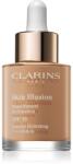 Clarins Skin Illusion Natural Hydrating Foundation világosító hidratáló make-up SPF 15 árnyalat 114 Cappuccino 30 ml