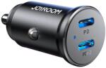 JOYROOM CCN06 Autós töltő 2xUSB-C 30W fekete (CCN06)