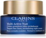 Clarins Multi-Active Night Revitalizáló éjszakai krém a finom vonalakért. normál és kombinált bőrre 50 ml