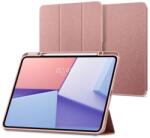 Spigen IPAD Pro 13 (2025) SPIGEN URBAN FIT tok álló FLIP, textil minta, ROZÉARANY (ACS07011)