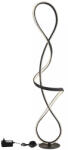 GLOBO Design LED állólámpa, szalag hatású, 132 cm, fekete - Swirl Globo 67341SS (67341SS)