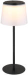 GLOBO Érintőkapcsolós asztali LED lámpa, 34 cm, tölthető, - Mariam Globo 58462F - szabályozható fényerősség, 3000 K, 150 lm, 1, 8 W, 0.8 méteres kábel, akkumulátoros (58462F)