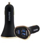 REMAX szivargyújtó töltő 3xUSB 6, 3A fekete (RCC-302) (RCC-302)