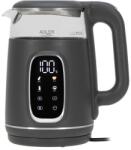 Adler Fierbator de apa Adler AD 1305GS, 1.7 l, 2200 W, Afisaj LED, Baza pivotanta 360, Filtru calcar, 5 presetari (Gri) (AD 1305gs) Fierbator