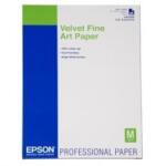 Epson Velvet Fine Art Paper S042096 C13S042096, 260 g/m2, A2, 25db, bársony, fehér, fotópapír (C13S042096)