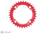 e*thirteen M lánctányér BCD104, piros (34T /50 mm chainline)