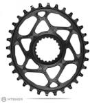 absoluteBLACK OVAL lánctányér, 1x12, Shimano Direct Mount, fekete (36T)