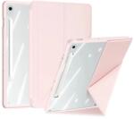 Dux Ducis Samsung Tab S10 FE Plus WIFI MAGI ORIGAMI tok álló. bőr hatású aktív FLIP. ceruza tartó. RÓZSASZÍN (GP-169347)
