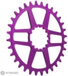 e*thirteen Helix R Guidering Flip-Flop lánctányér, 1x12, padlizsánszínű (34T)