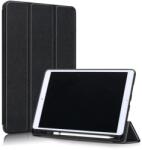 Gigapack ipad 10.2 (2021) tok álló, bőr hatású aktív flip, ceruza tartó, fekete (GP-91464)