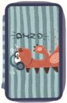 Herlitz Penar neechipat 2 fermoare, Dino Fun, Herlitz HZ400198297 Penar