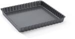 de Buyer 4709.23 Tava pentru tarta, patrata, placa de baza detasabila, 23 cm, gri (470923)