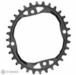 absoluteBLACK OVAL ovális lánctányér, 104 BCD, 12-seb. (34T)