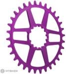 e*thirteen Helix R Guidering DM konverter, 34T, 52/55 mm, padlizsán (32T)