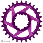 e*thirteen Helix Race lánctányér, SRAM, eggplant (28T)