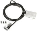 Kensington K62316WW Universal 3 az 1-ben visszaállítható kombinációs laptopzár