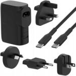 Belkin Hálózati töltő powerbank Belkin Usb-c Pd 3.0 Pps Usb-a, Eu Uk Us Au (BPZ003BT1MBK-B6)
