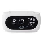 Adler AD 1186W digitális ébresztőóra higrométer óra (iko5905575903150)