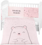 KikkaBoo Бебешки спален комплект Kikkaboo - Bear with me, 60 x 120 cm, 2 части, Pink (41101020113)