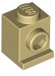 LEGO® 4070c2 - LEGO világos krémszínű (tan) kocka 1 x 1 méretű oldalán fordítóval - headlight (4070c2)