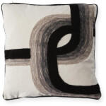 IDdesign Heidur Párna 50x50 cm, Törtfehér/Fekete/Taup