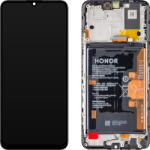 Honor Piese si componente Display cu Touchscreen Honor X7a, cu Rama si Acumulator, Negru (Midnight Black), Service Pack 0235AENA (0235AENA)