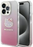Hello Kitty IML Gradient Electrop Kitty Head iPhone 14 Pro telefon tok - Pink (HKHCP14LHDGKEP) (HKHCP14LHDGKEP)
