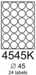 RayFilm Etichete RAYFILM rotunde 45mm verde R01204545KA 100 coli